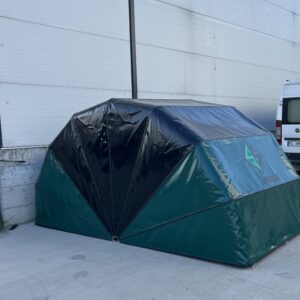 9 Segment Yeşil Siyah Moto Garaj (175x125x350)